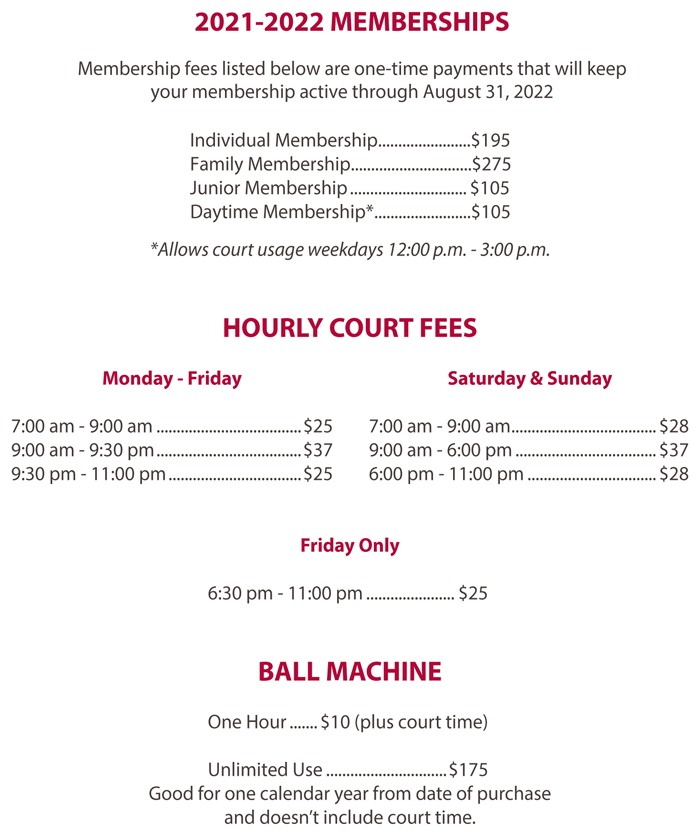 Birmingham Racquet Club Private Lessons Birmingham Racquet Club